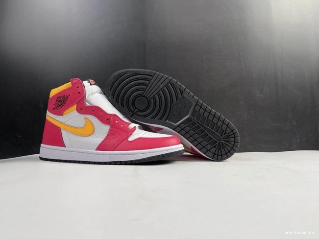 Rep Onekick Jordan 555088-603 Fusion High OGLight Air 1 Red 0810